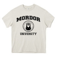 Cream mordor university Heavy Core Tee - artisFamous