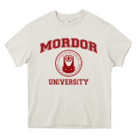 Cream mordor university Heavy Core Tee - artisFamous