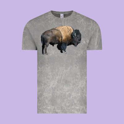 Bison Buffalo Vintage Tee Designed By Lillyallendesigns