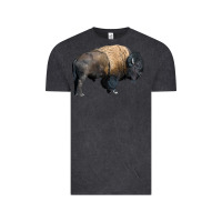Vintage Black Bison Buffalo Vintage Tee - LillyAllenDesigns