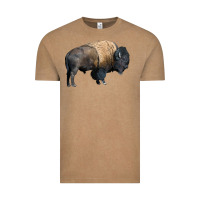 Vintage Coffee Bison Buffalo Vintage Tee - LillyAllenDesigns