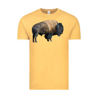 Vintage Mustard Bison Buffalo Vintage Tee - LillyAllenDesigns