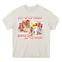 Cream wrong side of the river Heavy Core Tee - artisFamous