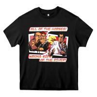Black wrong side of the river Heavy Core Tee - artisFamous