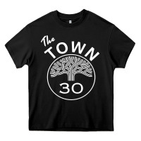Black golden state the town Heavy Core Tee - artisFamous