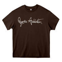 Chocolate Brown janes addiction Heavy Core Tee - artisFamous