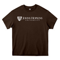 Chocolate Brown johns hopkins Heavy Core Tee - artisFamous