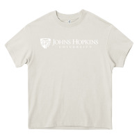 Cream johns hopkins Heavy Core Tee - artisFamous