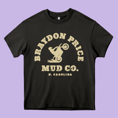 Braydon Price Motorbike Mud   T Shirt Heavy Core Tee Designed By Artisfamous