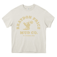 Cream braydon price motorbike mud   t shirt Heavy Core Tee - artisFamous