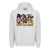 Dove Grey happy halloween  gnomies Premium Hoodie - BarkalooDesign