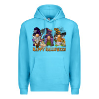 Ocean Blue happy halloween  gnomies Premium Hoodie - BarkalooDesign