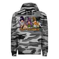 Slate Camo happy halloween  gnomies Premium Hoodie - BarkalooDesign