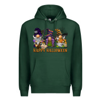 Sports Green happy halloween  gnomies Premium Hoodie - BarkalooDesign