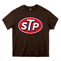 Chocolate Brown stp motor Heavy Core Tee - artisFamous