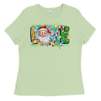 Matcha Love Santa Ladies Tee - CowhideDigitalArt