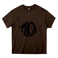 Chocolate Brown p hish Heavy Core Tee - artisFamous