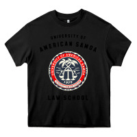 Black samoa law school Heavy Core Tee - artisFamous