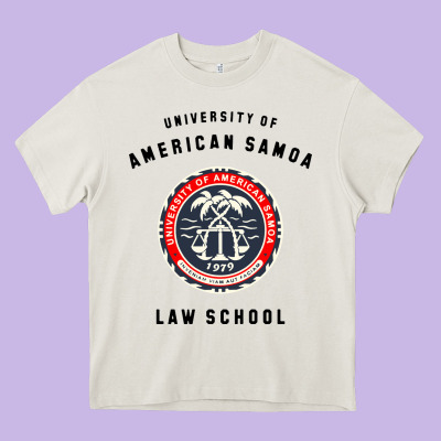 Samoa Law School Heavy Core Tee Designed By Artisfamous