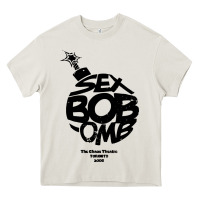 Cream bob omb Heavy Core Tee - artisFamous