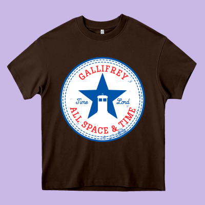 Time Lords Chucks Heavy Core Tee Designed By Artisfamous
