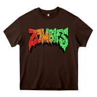 Chocolate Brown vintage  flatbush Heavy Core Tee - artisFamous