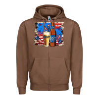 Chestnut just here for the light Zipper Hoodie - Jasminsmagicworld