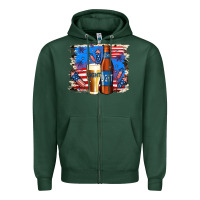 Sports Green just here for the light Zipper Hoodie - Jasminsmagicworld