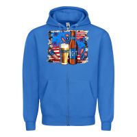 True Royal just here for the light Zipper Hoodie - Jasminsmagicworld