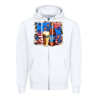 White just here for the light Zipper Hoodie - Jasminsmagicworld