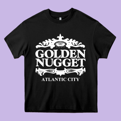 Atlantic City Golden Nugget Heavy Core Tee Designed By Artisfamous