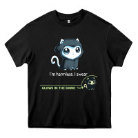 Black i'm harmless, i swear Heavy Core Tee - artisFamous