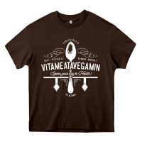 Chocolate Brown vitameatavegamin Heavy Core Tee - artisFamous