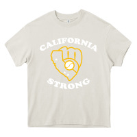 Cream california strong Heavy Core Tee - artisFamous