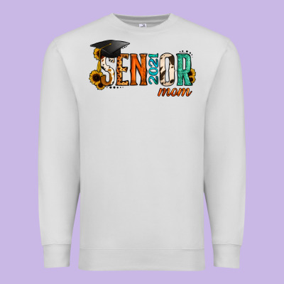 Mom Of A Senior 2021 Premium Sweatshirt Designed By Jasminsmagicworld