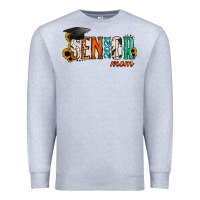 Heather Grey Mom of a Senior 2021 Premium Sweatshirt - Jasminsmagicworld