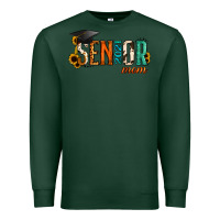 Sports Green Mom of a Senior 2021 Premium Sweatshirt - Jasminsmagicworld