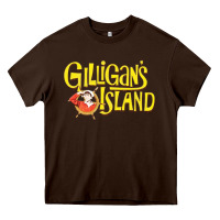 Chocolate Brown gilligan island film Heavy Core Tee - artisFamous