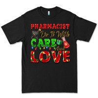 Black pharmacist do it with care and love christmas Premium Tee - FaDigitalArtStudio
