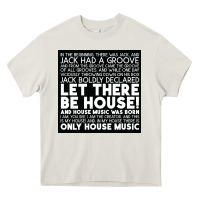 Cream Let there be house music Heavy Core Tee - artisFamous