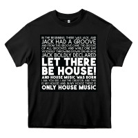 Black Let there be house music Heavy Core Tee - artisFamous