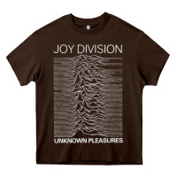 Chocolate Brown Joy Division Classic Heavy Core Tee - artisFamous