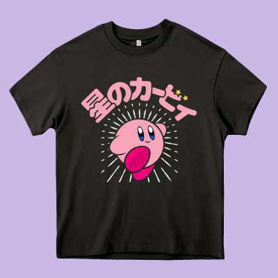 Kirby Kanji Classic Heavy Core Tee Designed By Artisfamous