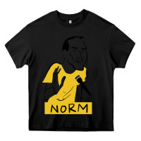 Black norm macdonald cartoon Heavy Core Tee - artisFamous