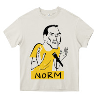 Cream norm macdonald cartoon Heavy Core Tee - artisFamous