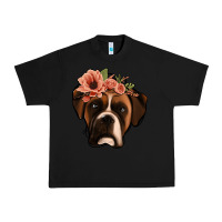 Black floral boxer Urban Heavy Tee - Jasminsmagicworld