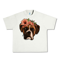 Pistachio floral boxer Urban Heavy Tee - Jasminsmagicworld