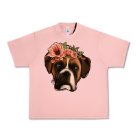 Salmon floral boxer Urban Heavy Tee - Jasminsmagicworld