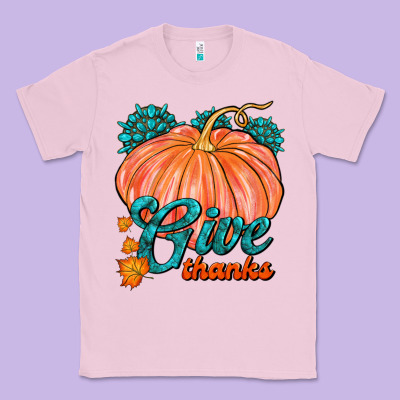Give Thanks Classic Tee Designed By Fadigitalartstudio
