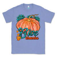Colony Blue Give Thanks Classic Tee - FaDigitalArtStudio